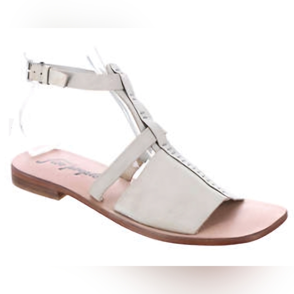 FREE PEOPLE Long Weekend Sandals ~Off White **NEW - Picture 3 of 10